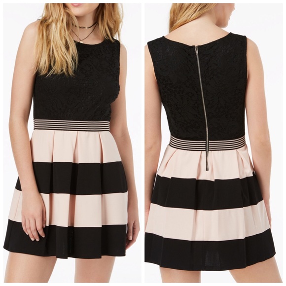 Speechless Dresses & Skirts - Speechless Black & Pink Colorblock Dress Small